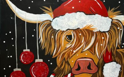 Holiday Cow Workshop with Paint By B!