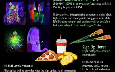 Black Light Painting Class