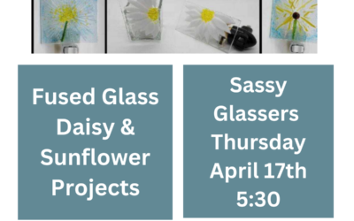 Fused Glass Daisy & Sunflower Project